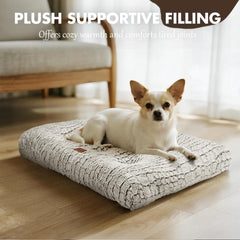 ULIGOTA dog bed crate pad anti-slip dots stay put during playtime.