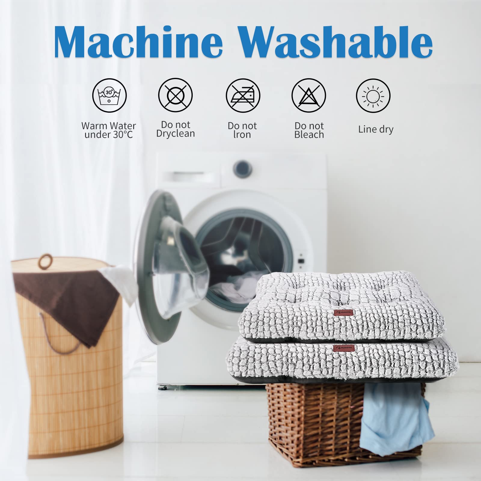ULIGOTA machine-washable crate pad stays cushy after washing