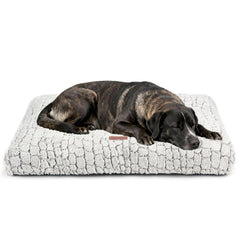ULIGOTA dog bed crate pad with soft top for cozy warmth and comfort.