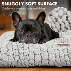 ULIGOTA crate pad with waterproof bottom protects crates during cuddles and spills.