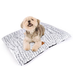 ULIGOTA dog bed crate pad waterproof bottom protects floors during crate time.