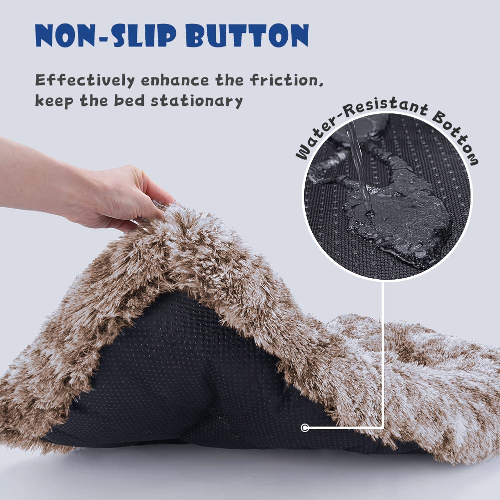 ULIGOTA crate bed is machine washable for effortless cleaning
