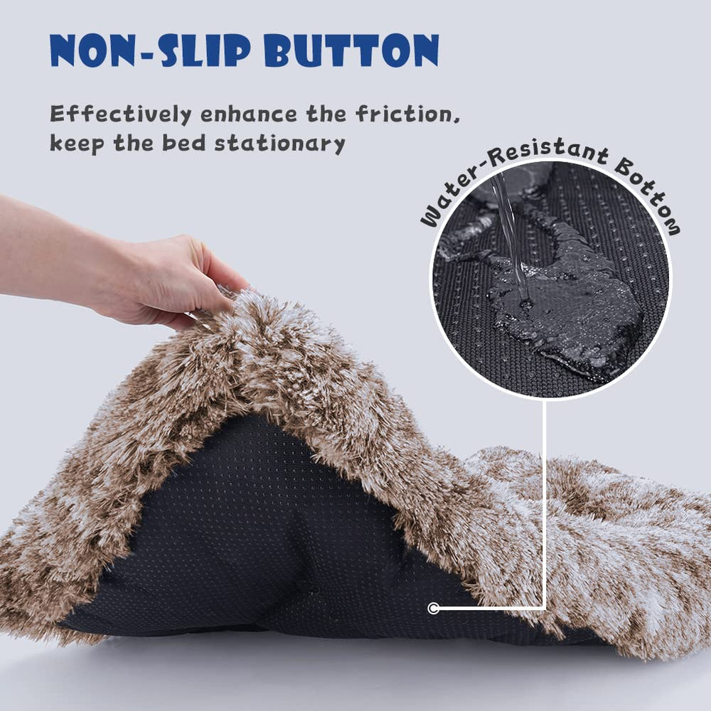 ULIGOTA crate bed is machine washable for effortless cleaning