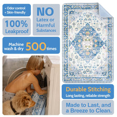 ULIGOTA 4-layer leakproof pad highlighting moisture control and durability.