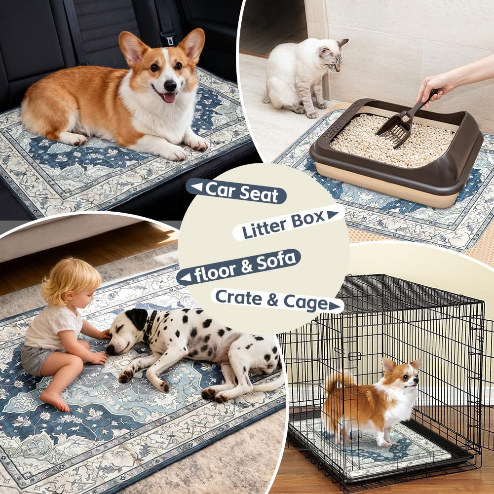 ULIGOTA navy-mix color pads fit in with home decor while training.