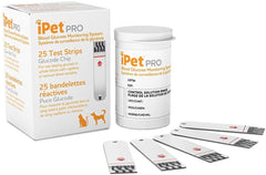UltiCare iPet PRO test strip closeup for easy at-home pet glucose testing