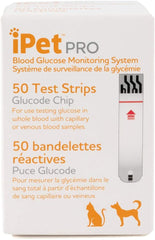 UltiCare iPet Pro meter with strip ready for quick pet blood checks
