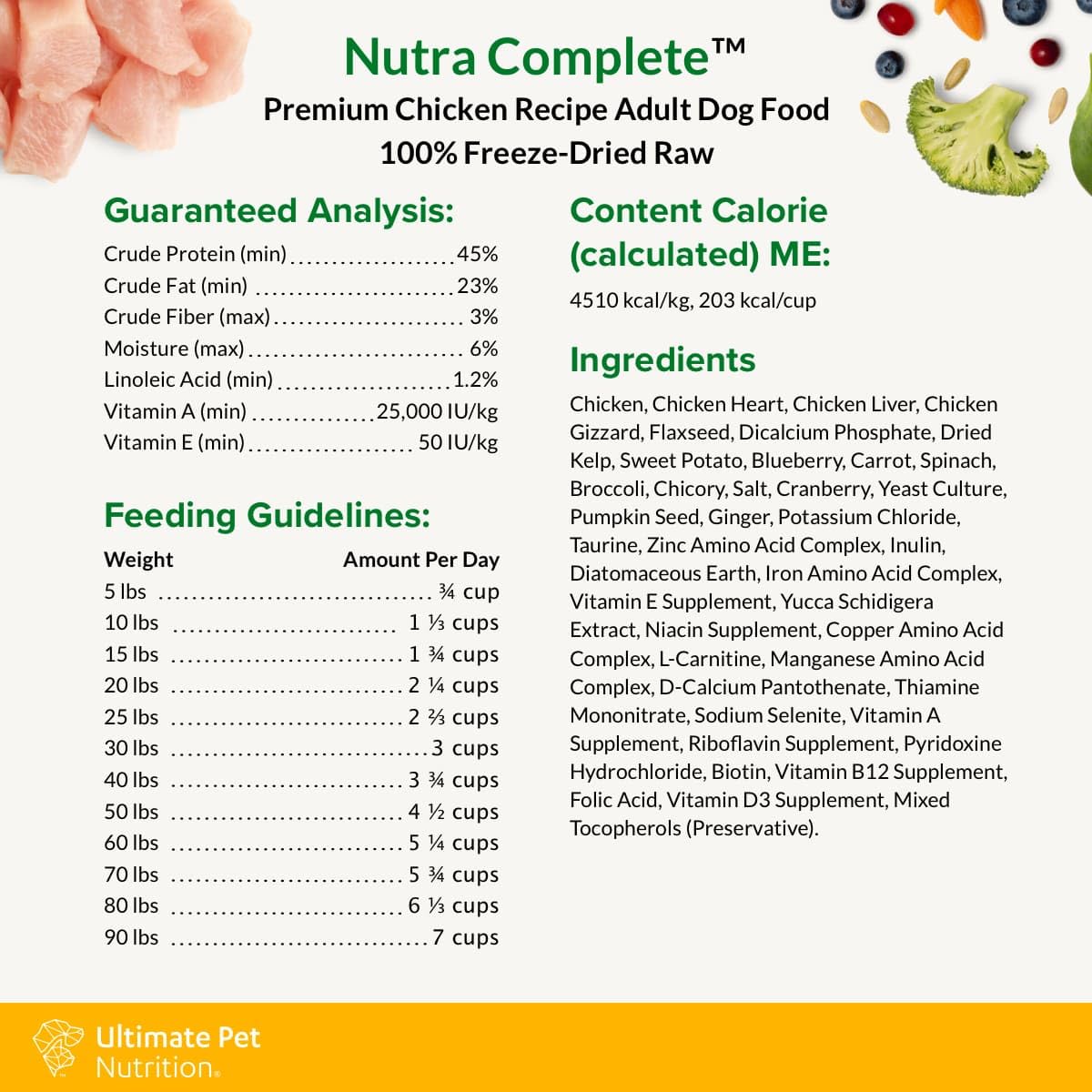 Nutra Complete can be used as food or a mixer to boost meals.