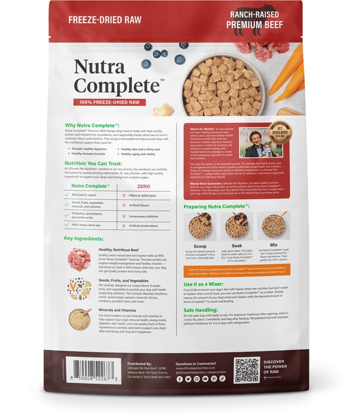 Nutra Complete serving pairs with meals for daily balanced nutrition.