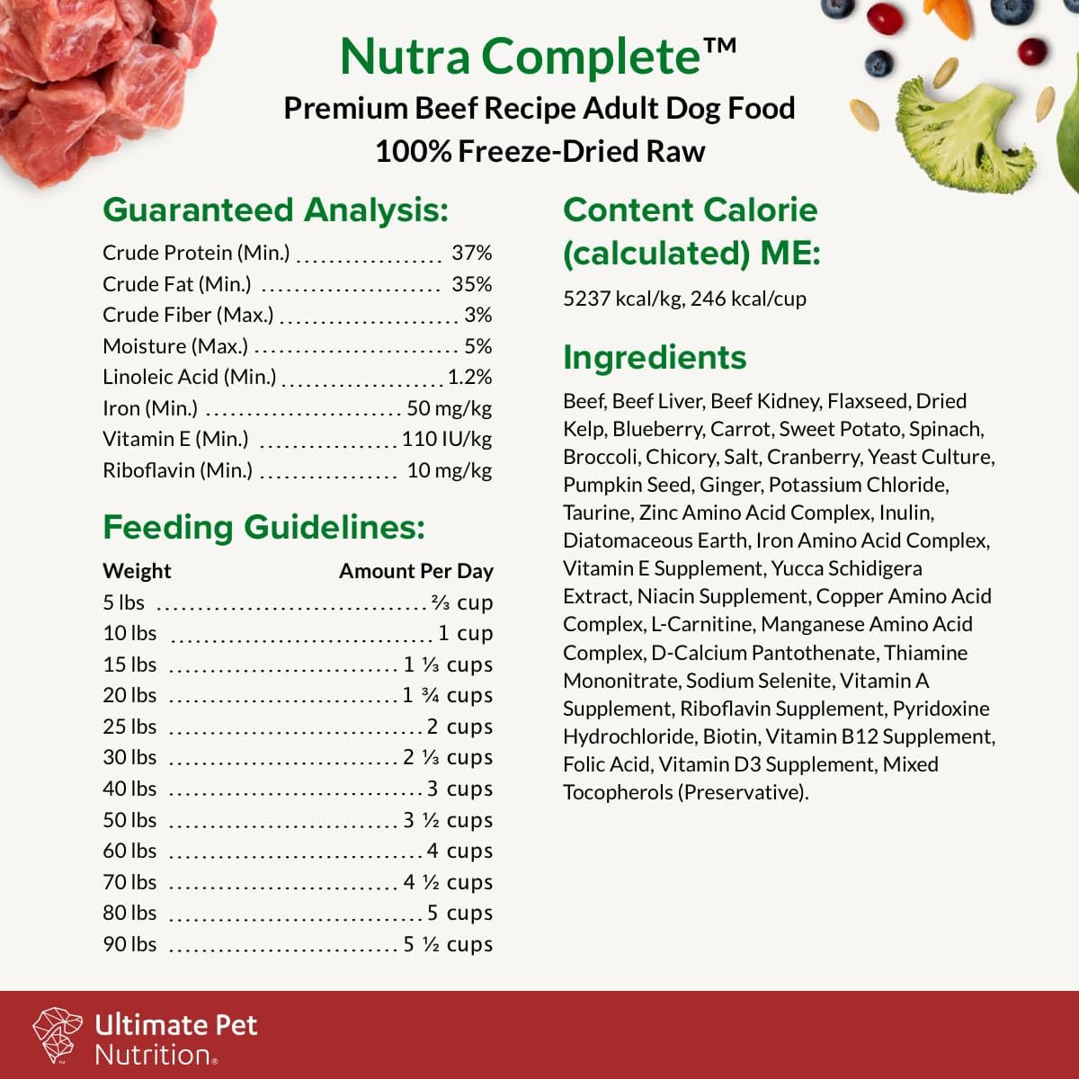 Nutra Complete packaging 3lb bag ideal for at-home feeding routines.