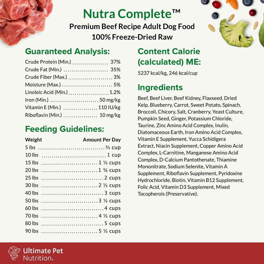Nutra Complete packaging 3lb bag ideal for at-home feeding routines.