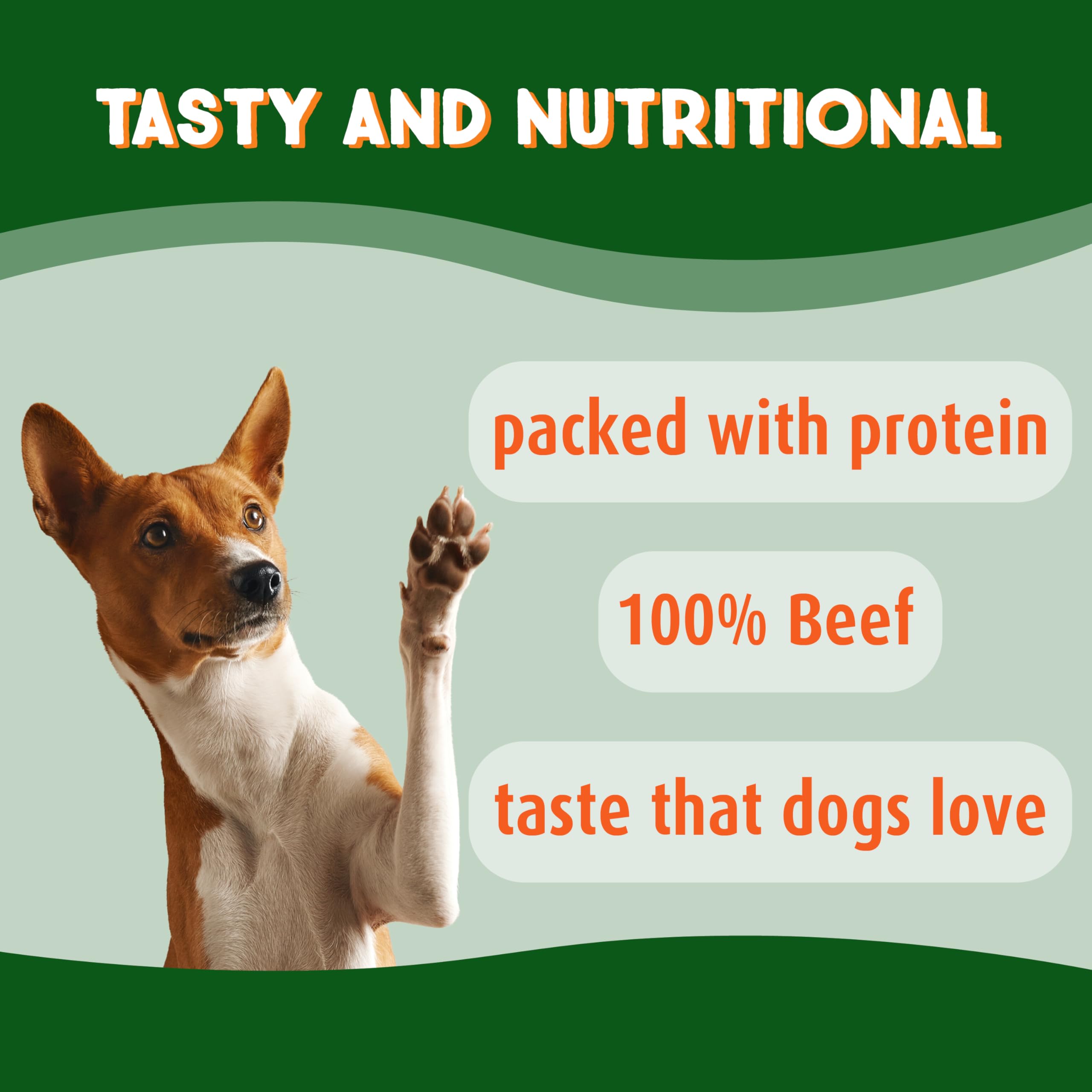 Ultra Chewy collagen sticks texture close-up shows chewy texture for joint-friendly play
