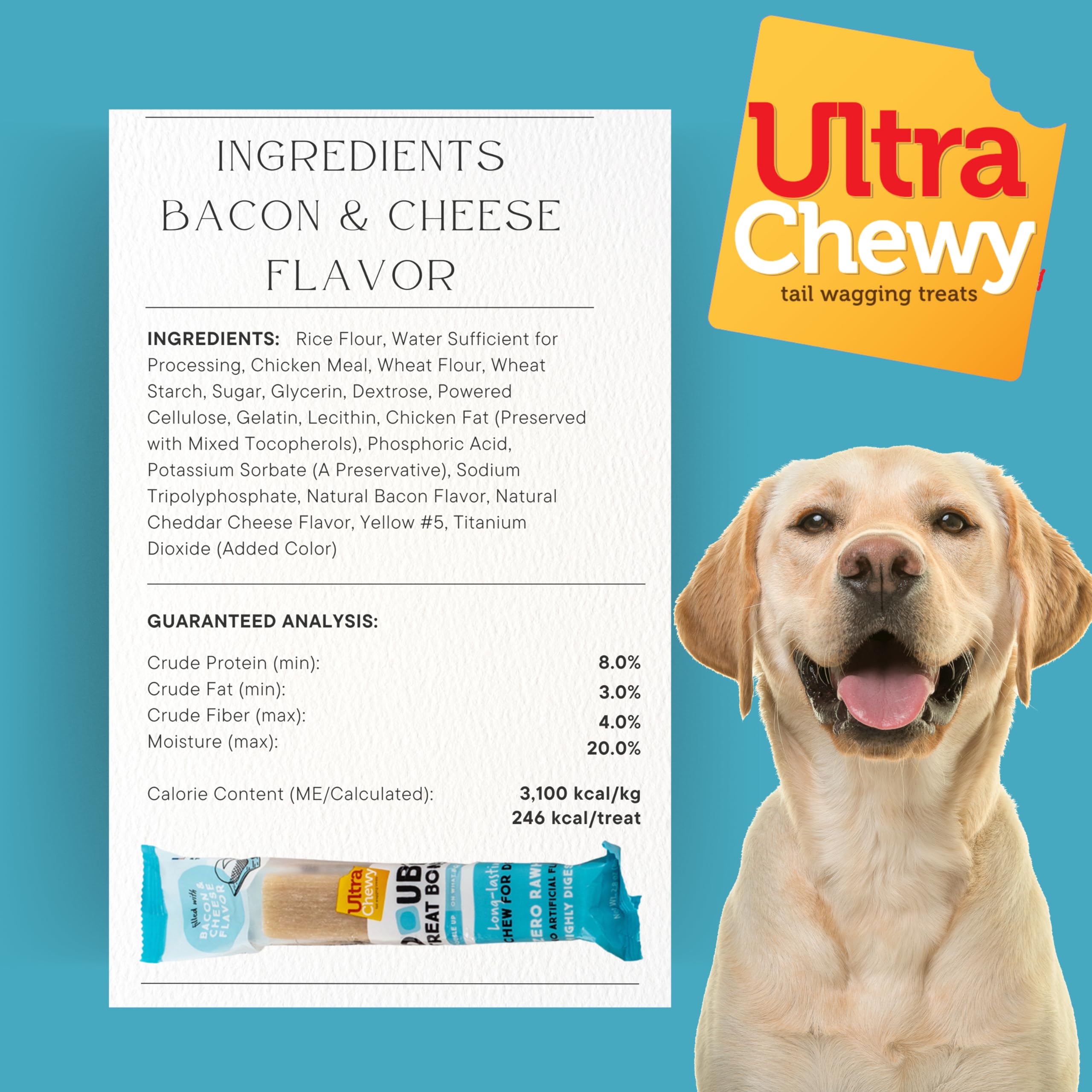 Ultra Chewy digestible formula emphasizes easy digestion