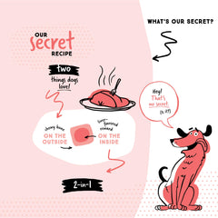 Ultra Chewy Double Treat Bones liver flavor close-up showing texture and appeal for rewards.