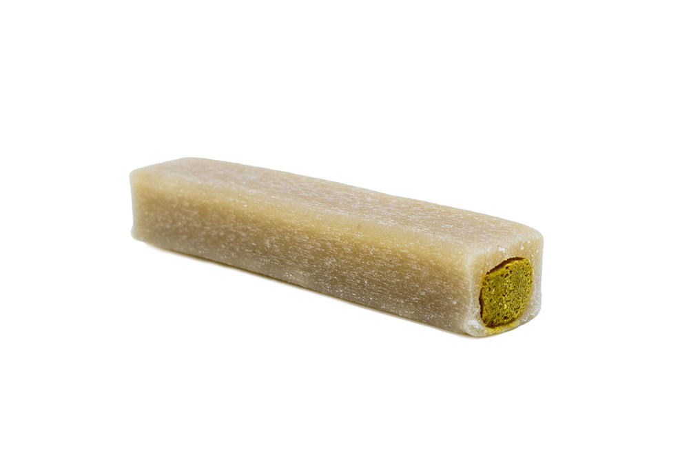 Ultra Chewy Double Treat Bones on-the-go usage image, travel-friendly dog treat option.