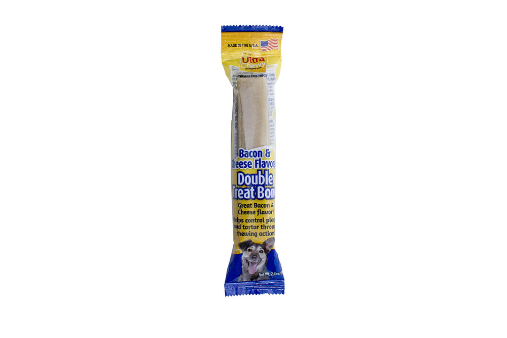 Ultra Chewy Double Treat Bones small-breed friendly chew time
