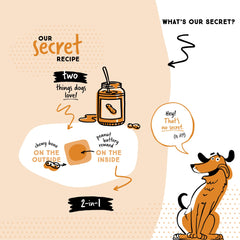 Ultra Chewy peanut butter double treat bones USA-made stamp on package.