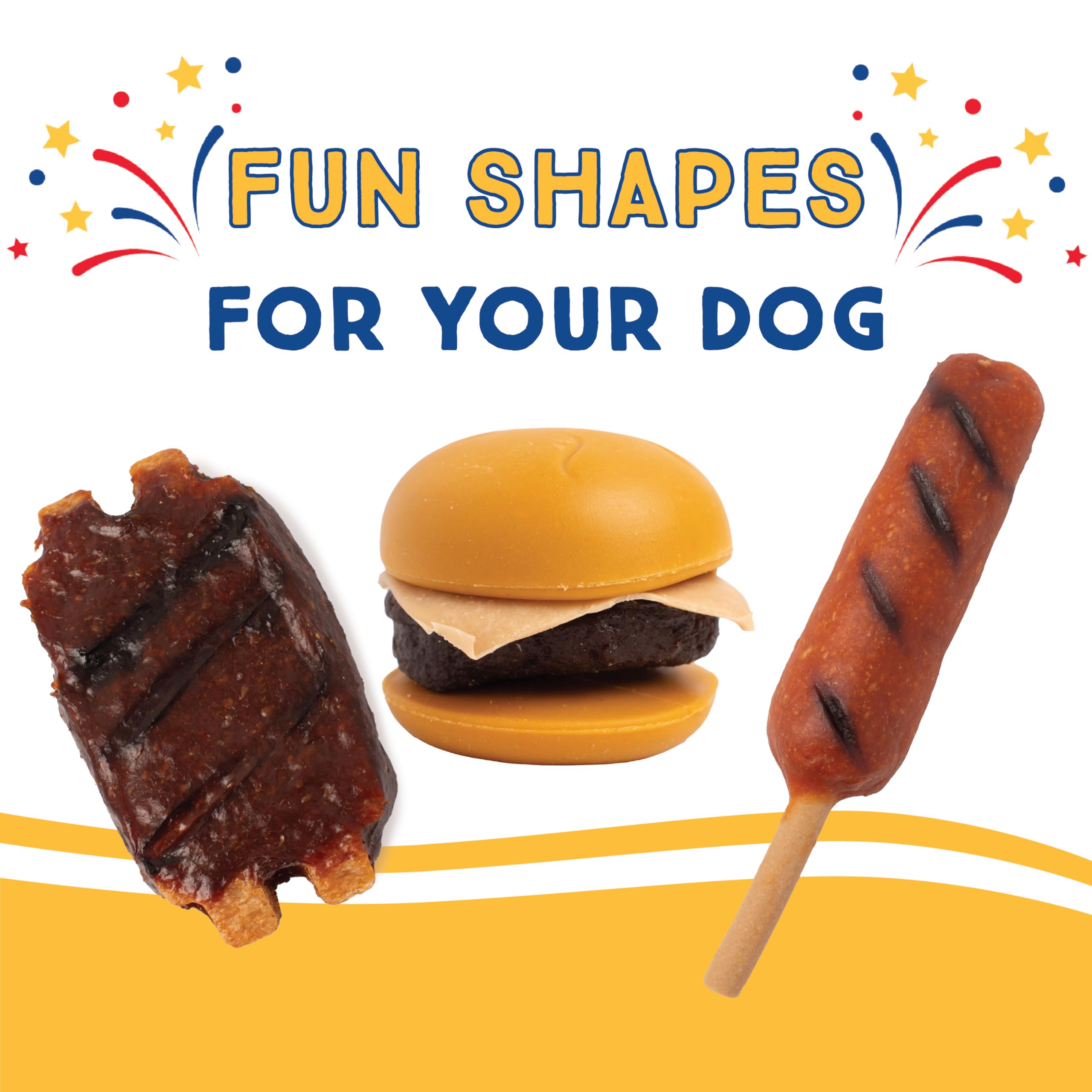 Ultra Chewy Taste of America sampler corn dogs image for on-the-go treats.