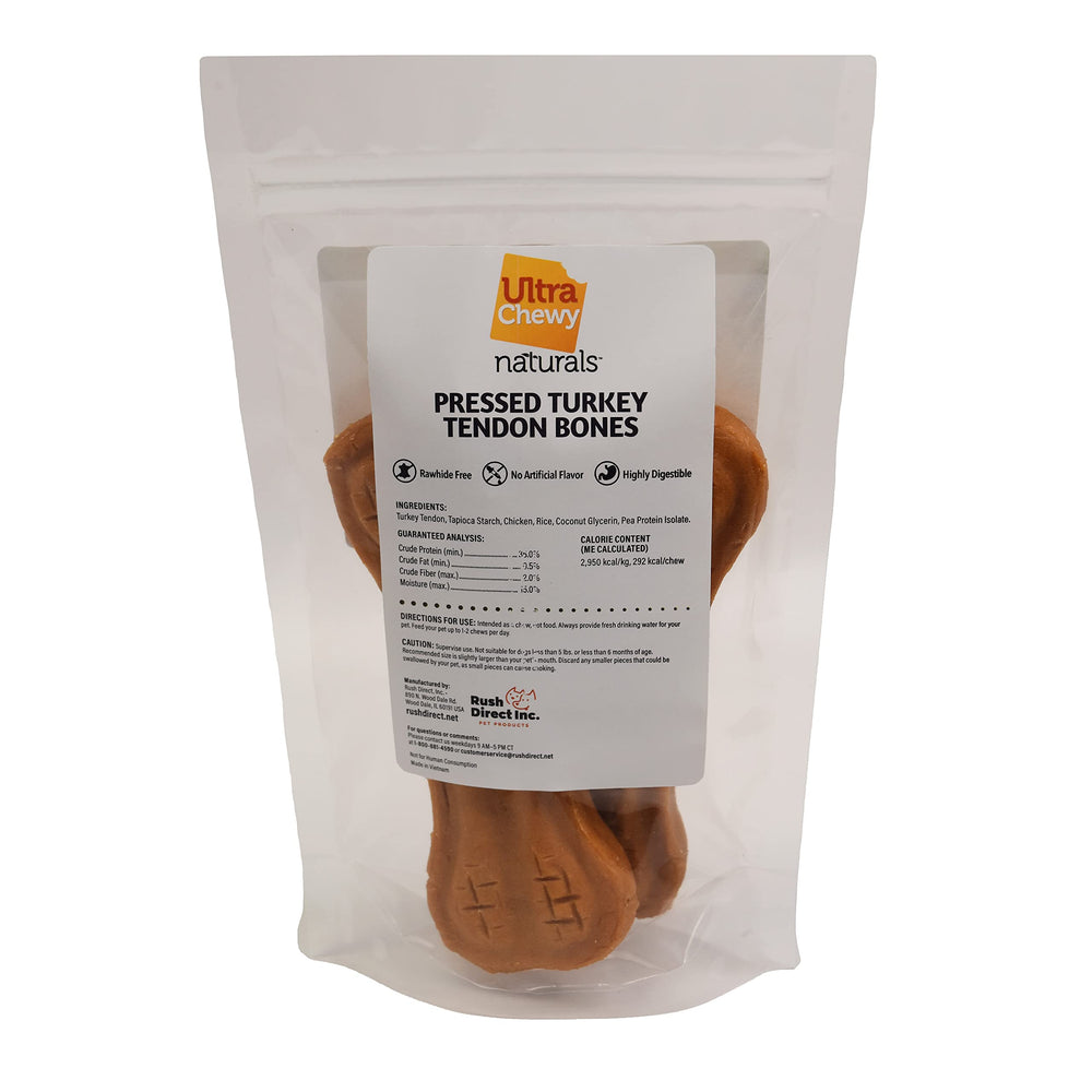 Ultra Chewy turkey tendon treat supports easy digestion with single-ingredient formula