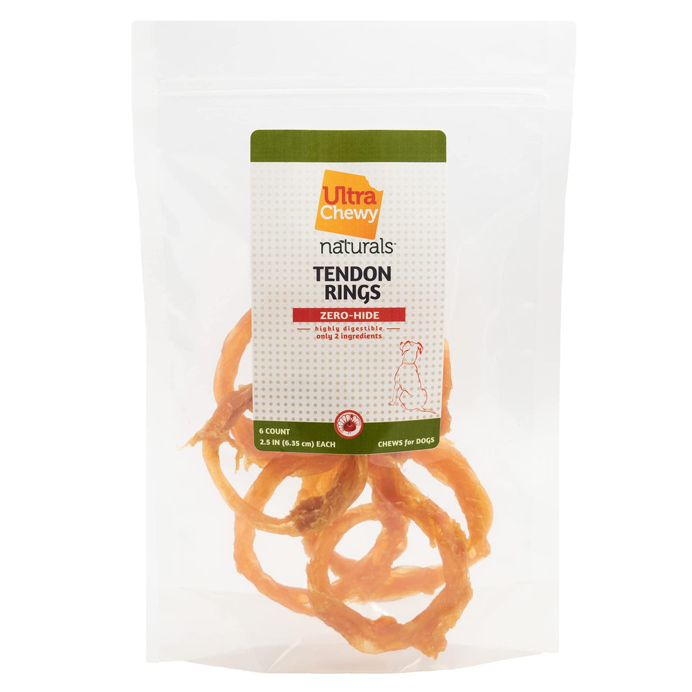 Ultra Chewy Turkey Tendon Rings digestible-texture close-up suggests easy digestion