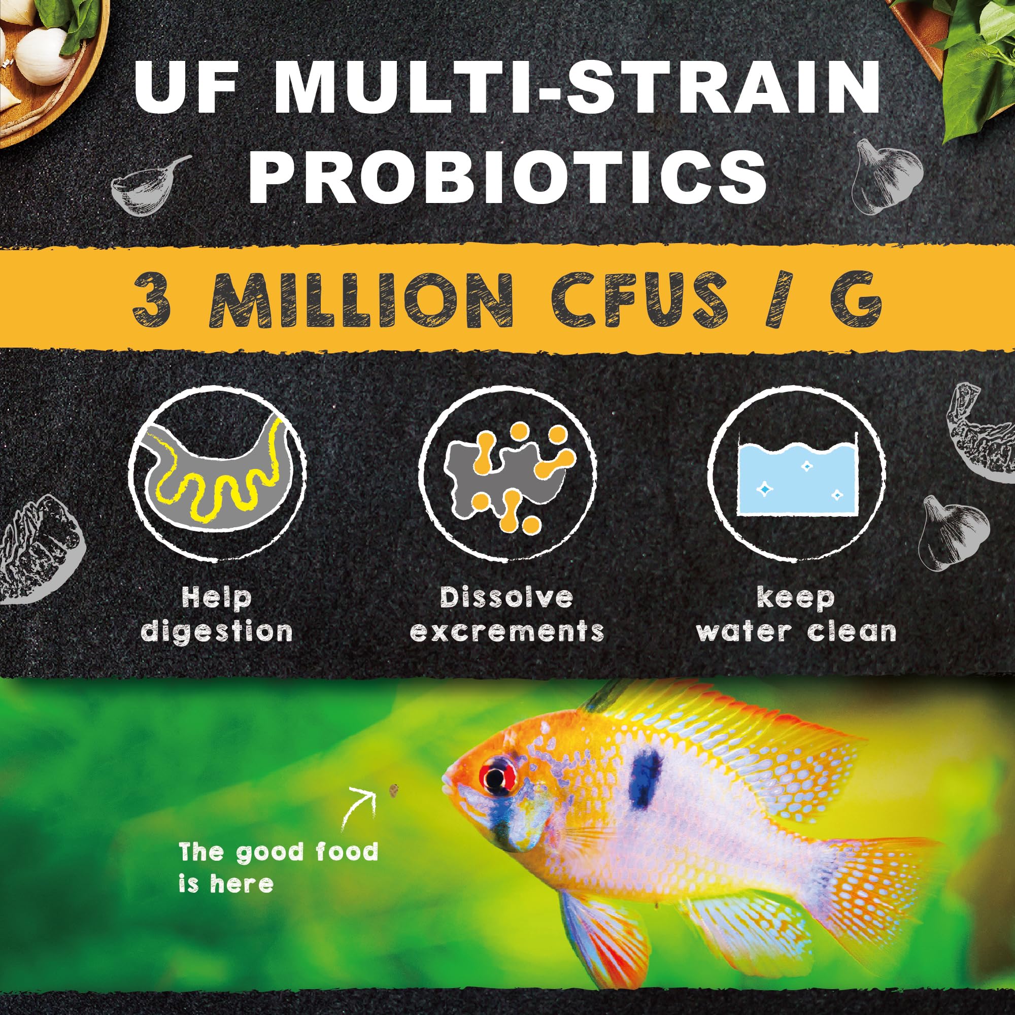 Ultra Fresh packaging highlights 9:1 meat-to-vegetable protein balance.