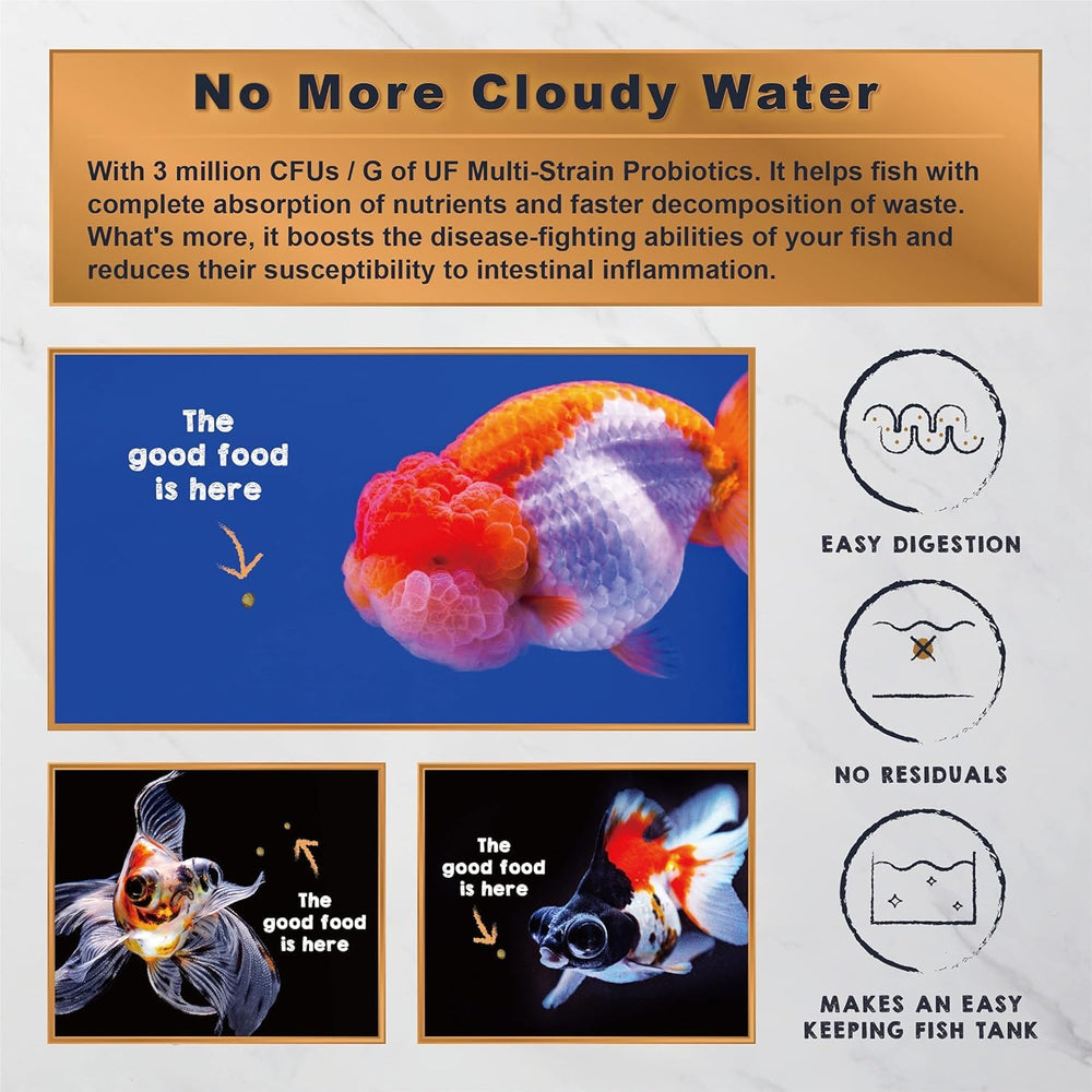 Ultra Fresh slow-sinking pellets deliver steady feeding without gulping