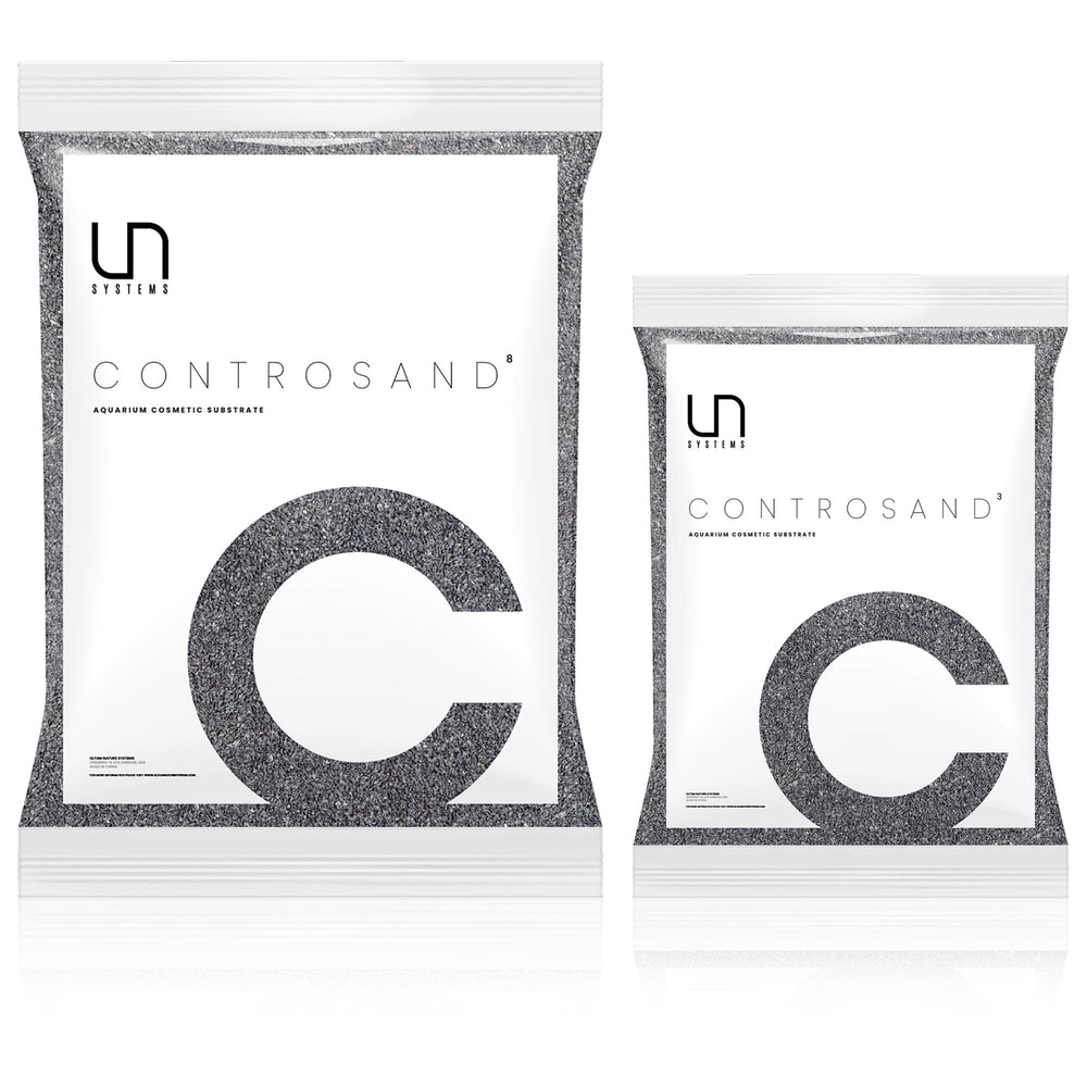 Ultum Controsand Maui 3L packshot showing natural black sand for planted tanks and contrast