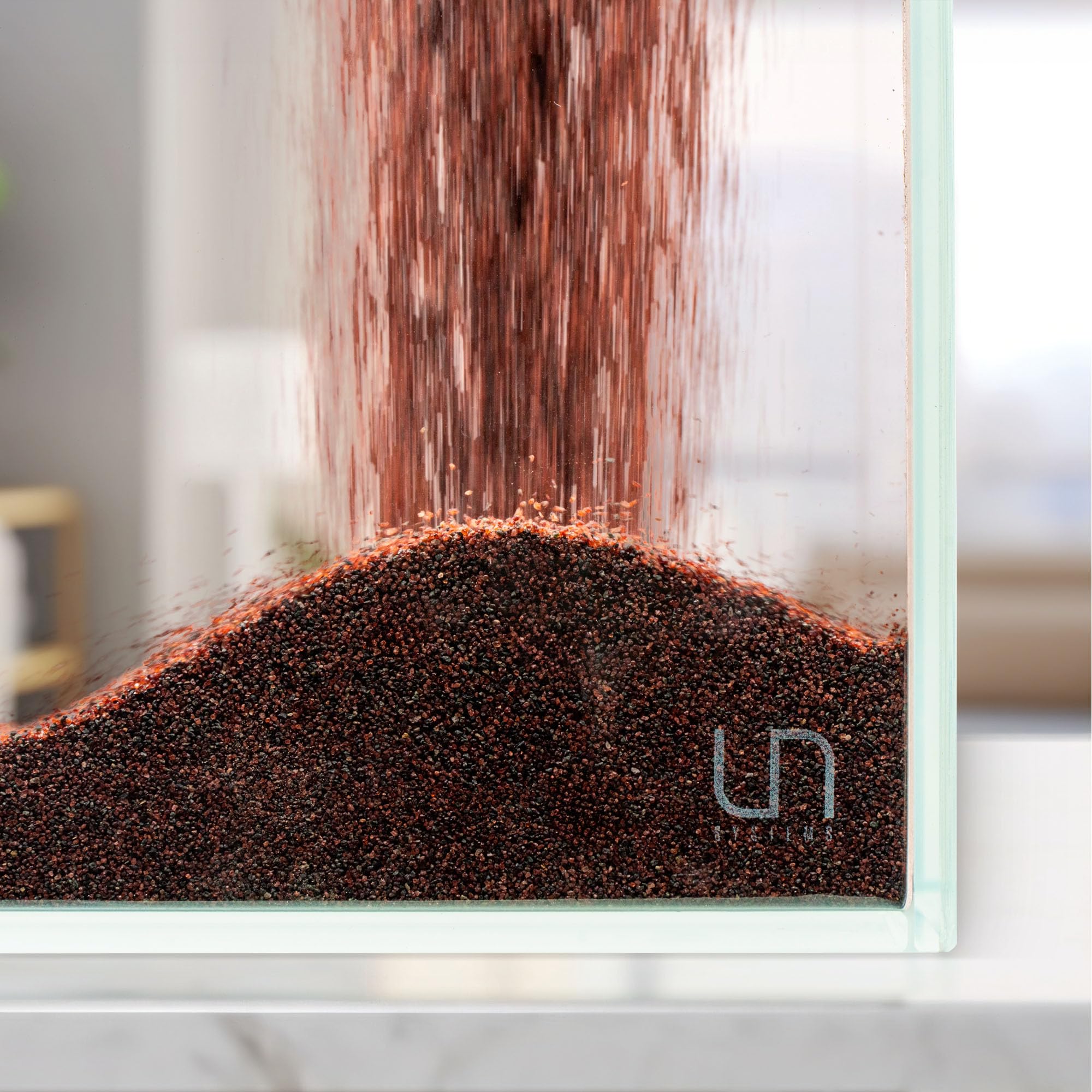 Rinsed and ready, Ultum Nature Systems Controsand Pacifica Gravel helps minimize dust before use.