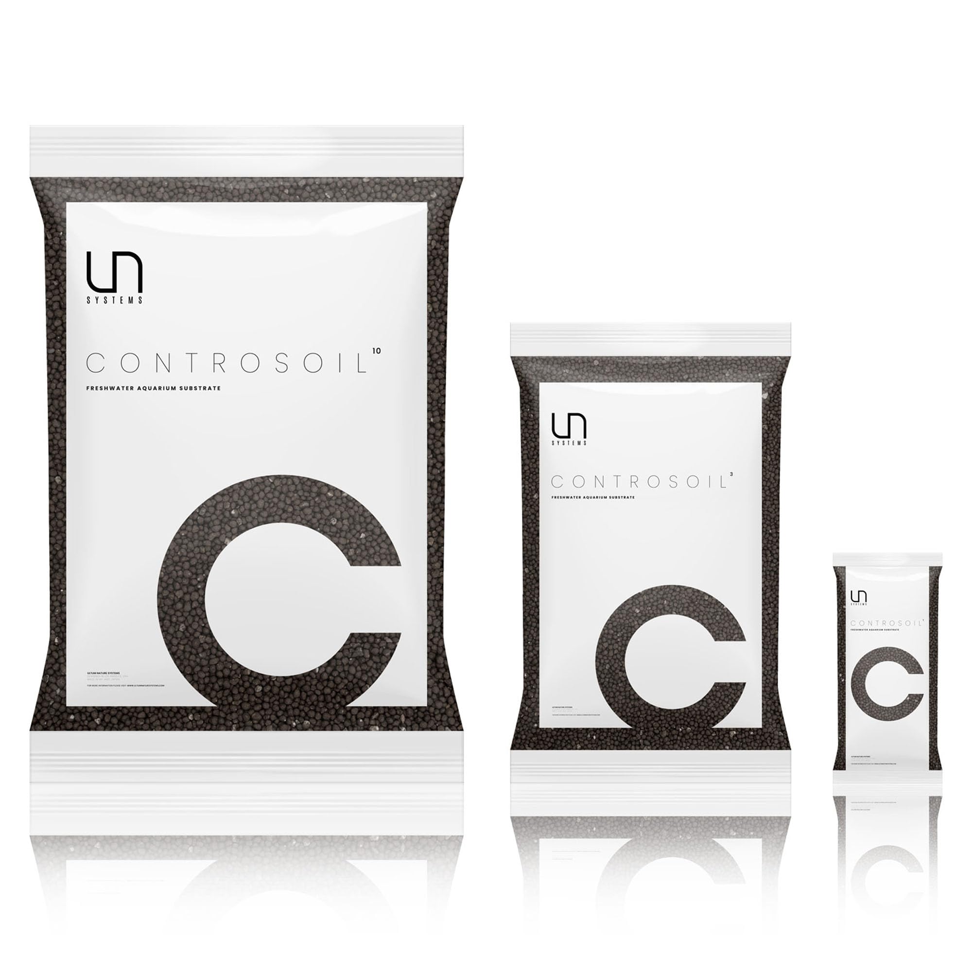 Ultum Nature Systems Controsoil black substrate in aquariums enhances plant rooting and water clarity