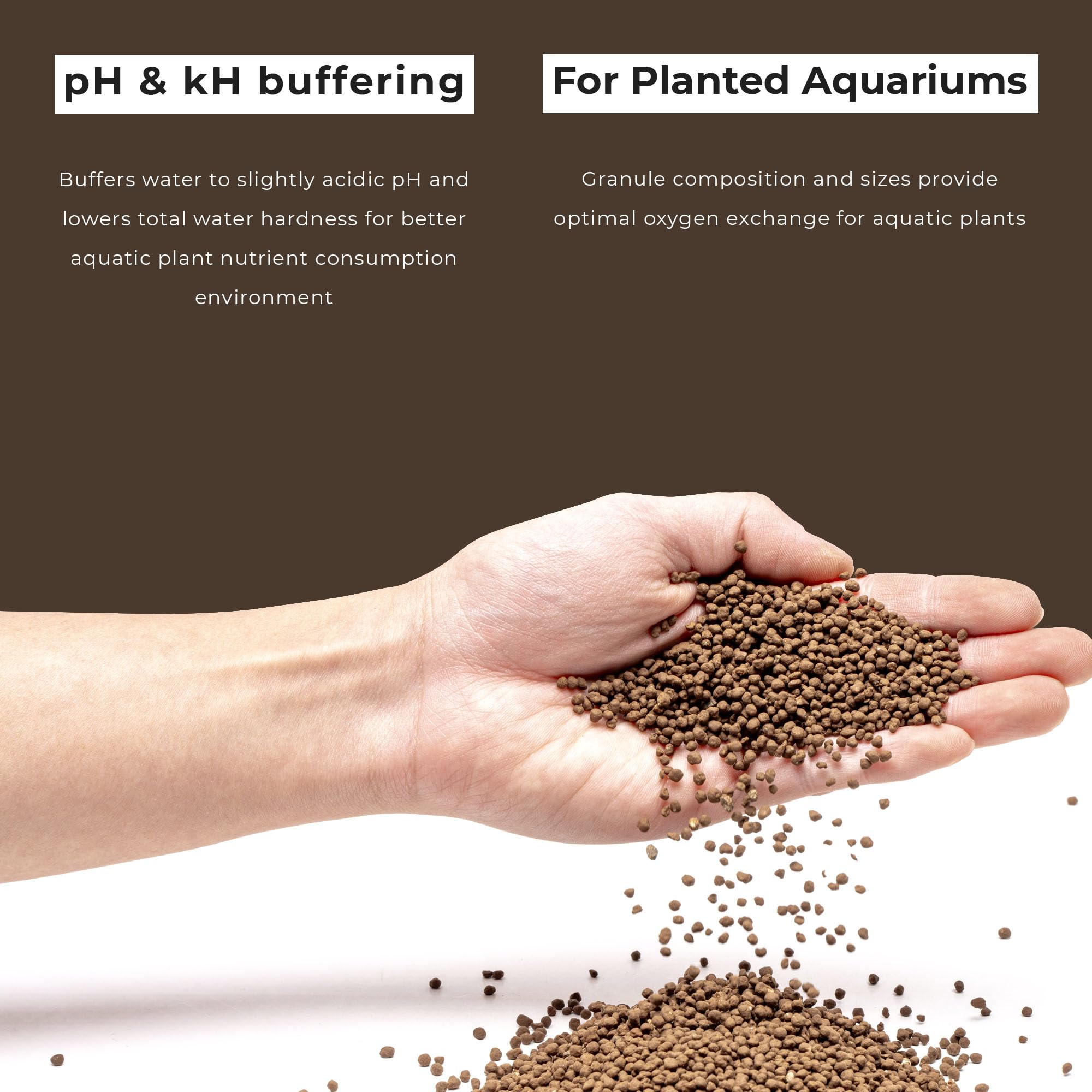 Ultum Nature Systems Controsoil volcanic ash detail emphasizes natural texture and nutrient base.
