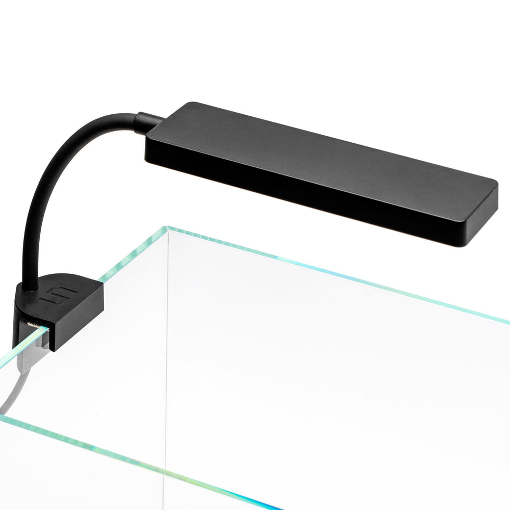 Ultum Refugium Light clip-on mount enables flexible nano reef positioning for Chaeto growth.