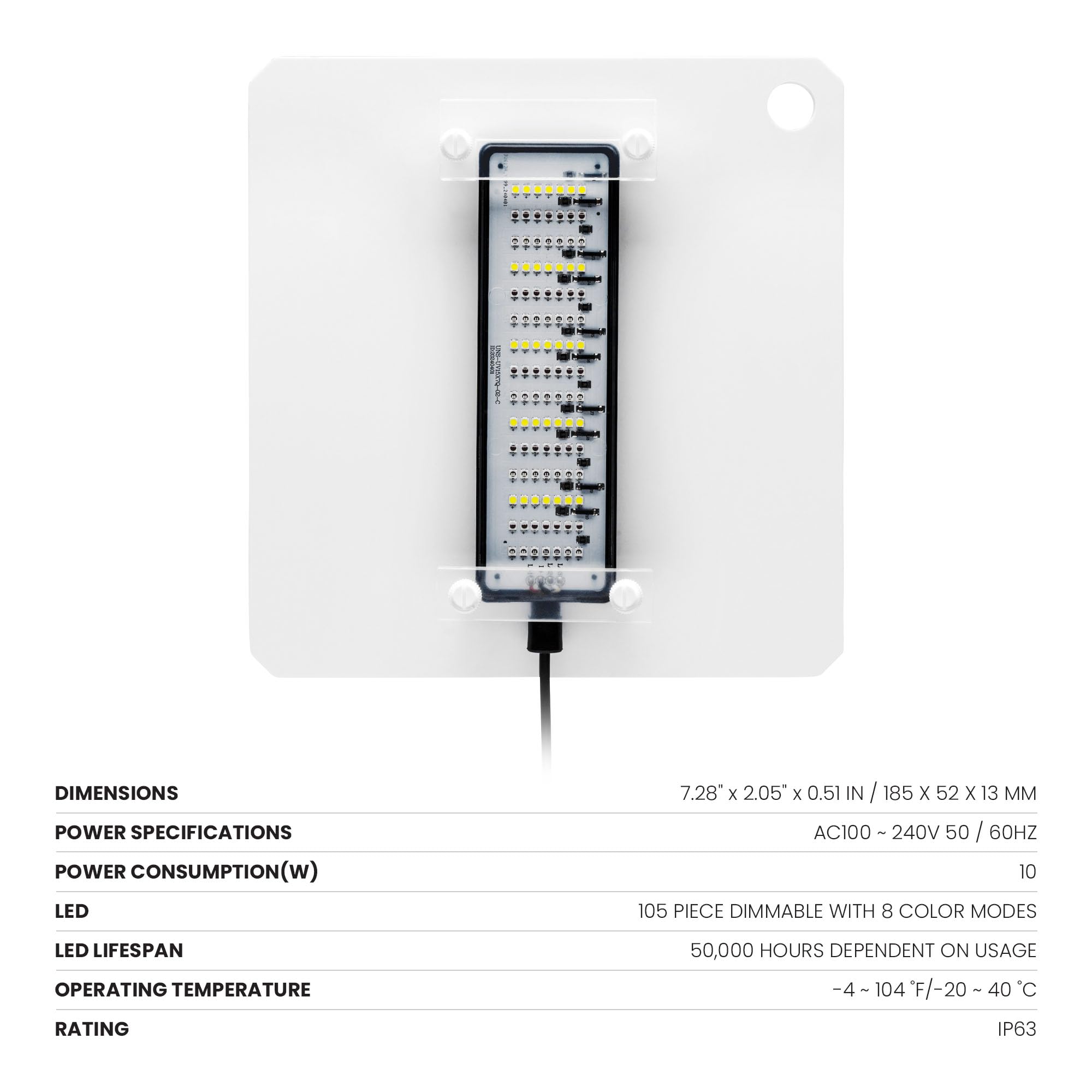 Ultum Refugium Light magnet mount secures sump placement with stable, hands-free operation.