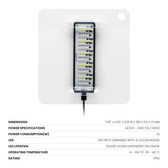 Ultum Refugium Light magnet mount secures sump placement with stable, hands-free operation.