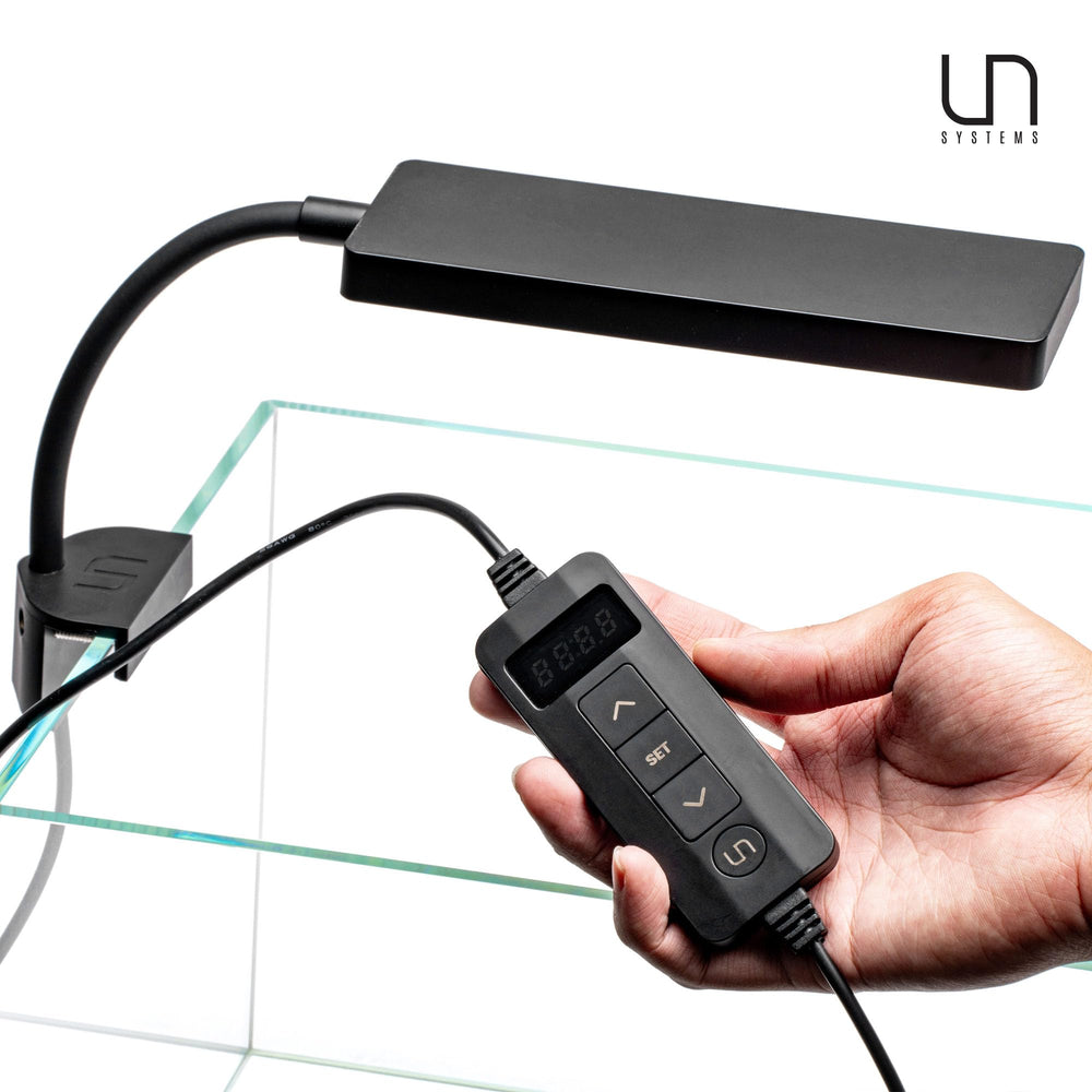 Ultum Refugium Light compact, submersible design fits small tanks and refugia.