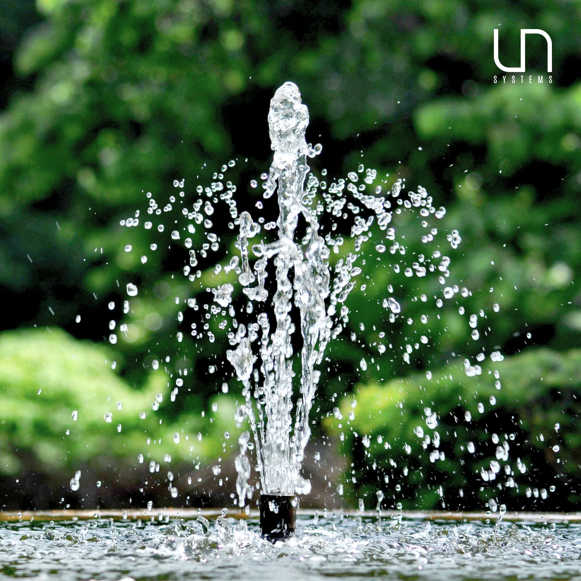 Ultum Sigma 15 pump in a fountain setup showcases compact continuous circulation.