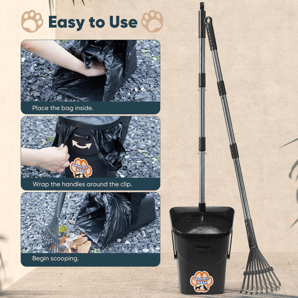 Ulugt upgraded bag clip securing bags during scooping.