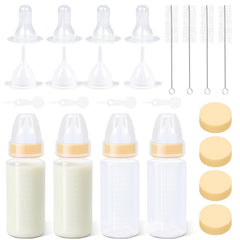 UMETASS puppy kitten nursing bottle with silicone nipple for natural feeding