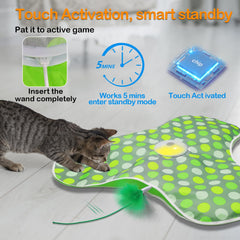 Umosis cat toy hide-and-seek cloth-cover invites exploration and pouncing