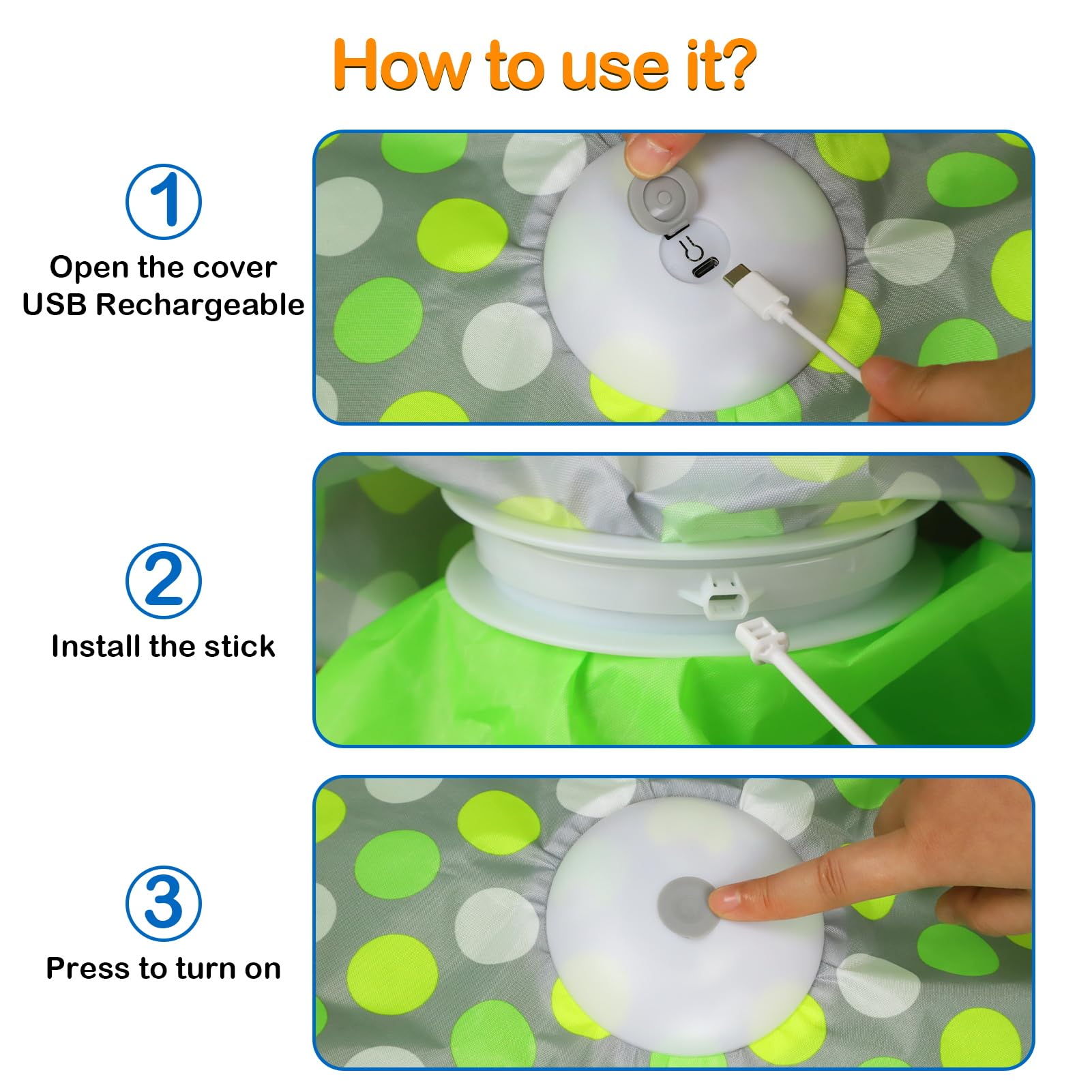 Umosis cat toy USB rechargeable battery and included charging cable