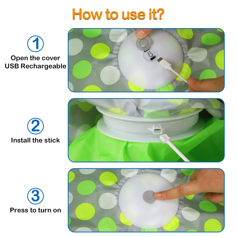 Umosis cat toy USB rechargeable battery and included charging cable