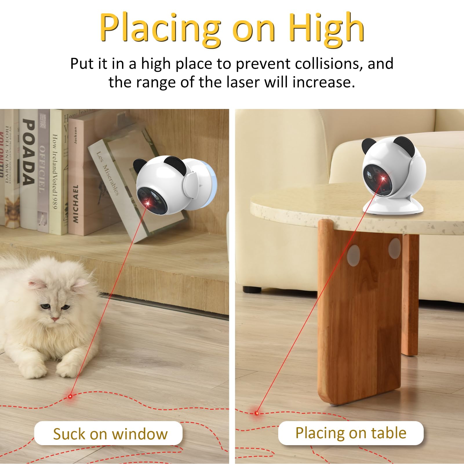 Umosis class I laser toy safe for pets and homes.