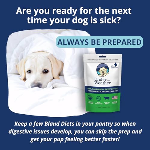 Under the Weather bland diet pour-water action demonstrates quick rehydration for upset stomachs