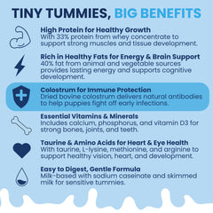 Under the Weather puppy milk digestive-friendly formula helps sensitive stomachs.