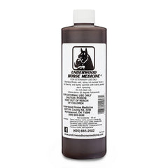 Underwood Horse Medicine wound spray bottle for quick on-site wound care.