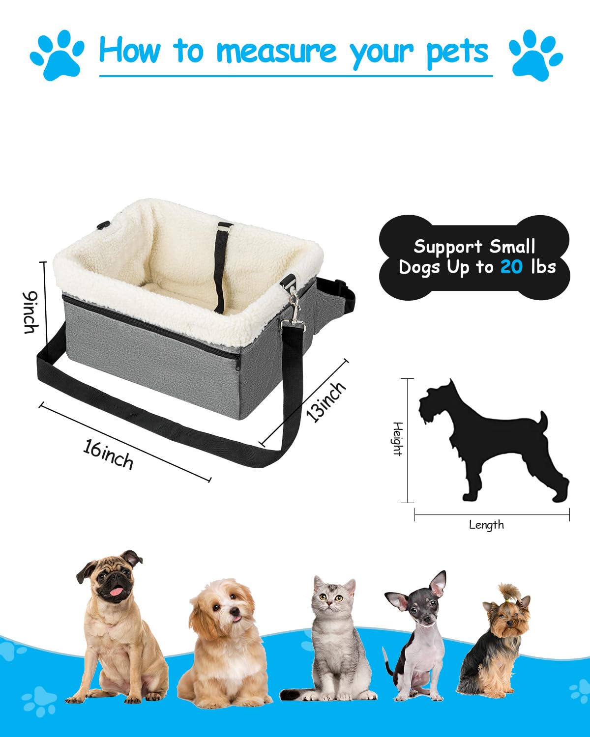 UNICITII suitable for small dogs and cats under 20 lbs.