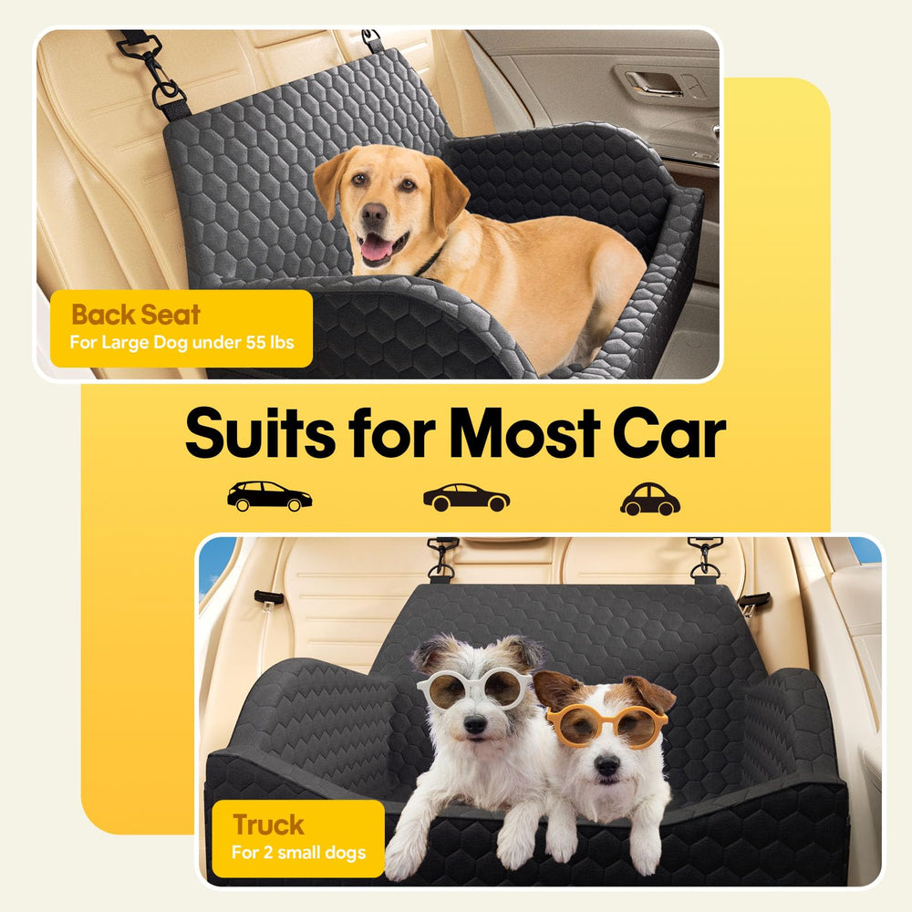 UNICITII dog car seat bottom storage for small items