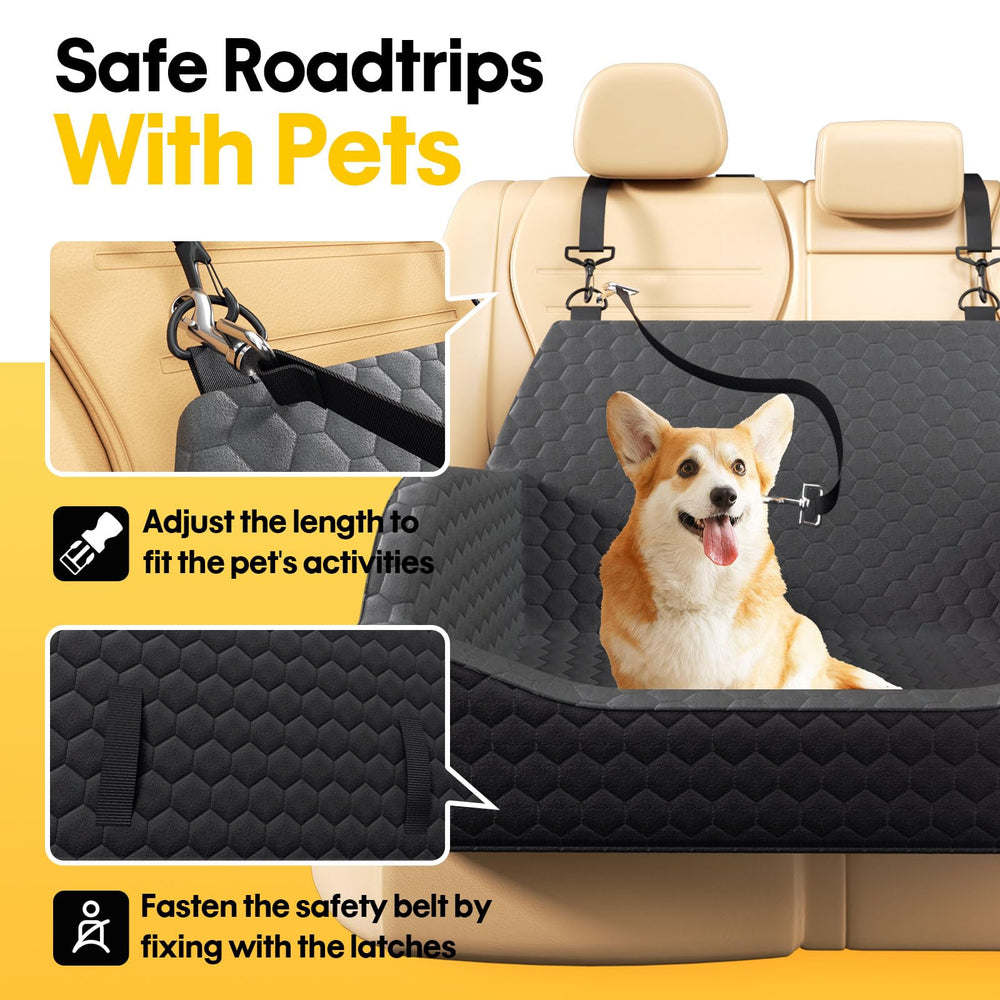 UNICITII dog car seat removable cover for easy cleaning