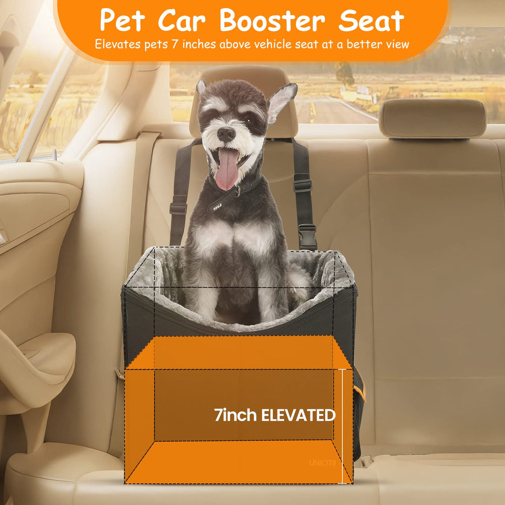 UNICITII dog car seat removable cushion is easy to clean and versatile.