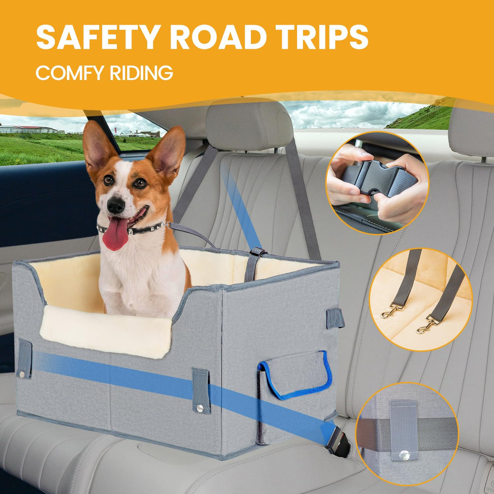 UNICITII compact seat fits small dogs and cats up to 45 pounds.