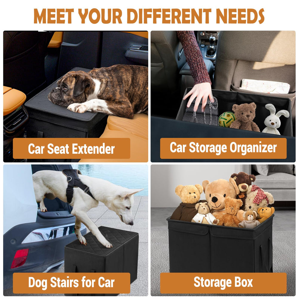 Unicitii fold-away storage car organizer showcases space-saving versatility